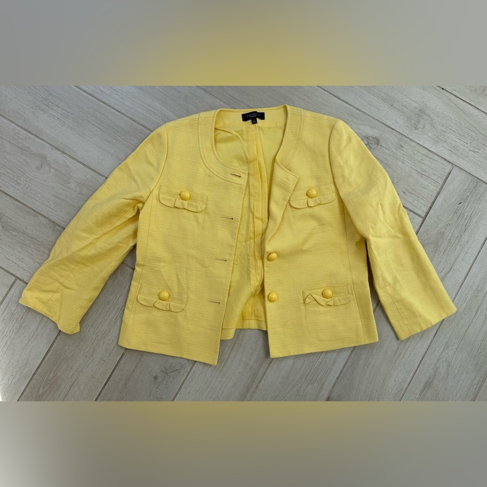 Talbots Yellow Women's Blazer
